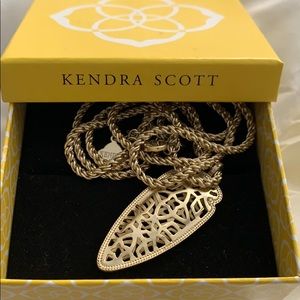 Kendra Scott gold necklace